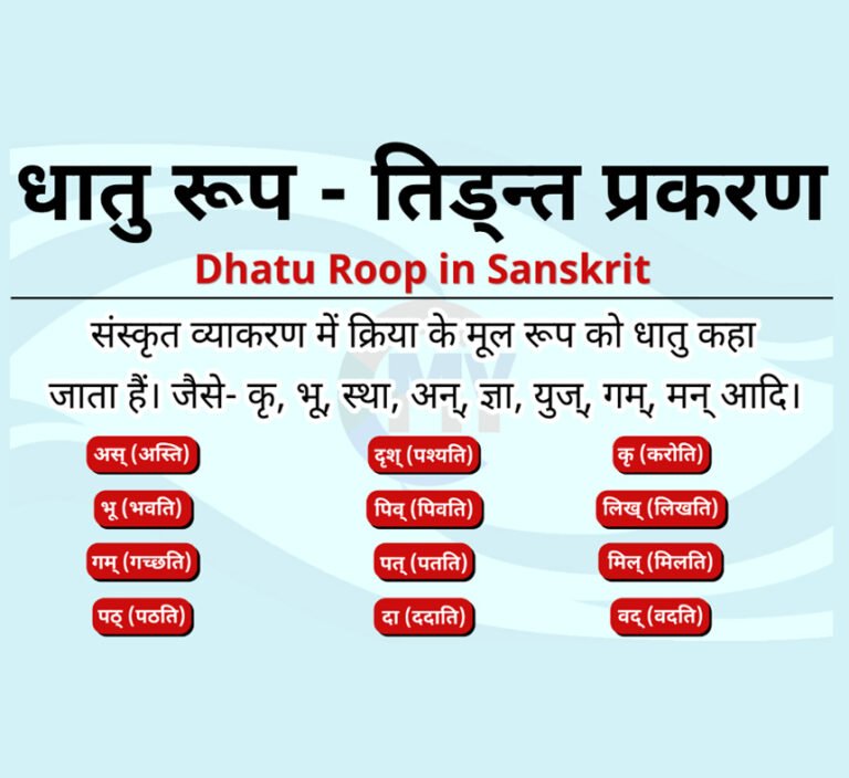 How to Learn Dhatu Roop and Shabd Roop Easily - Shree Samarth Sanskrit ...